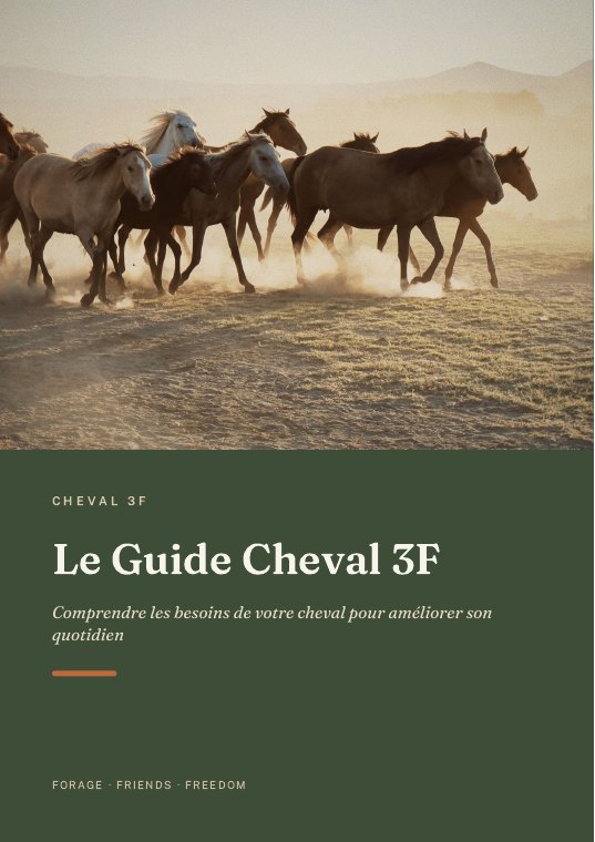 Couverture du Guide Cheval 3F